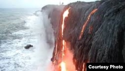 The Earth seems to melt into the sea.