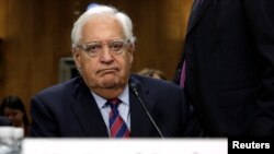 David Friedman lors de son audition devant le Sénat américain avant sa confirmation au poste d'ambassadeur des États-Unis en Israël, à Washington, le 16 février 2017.