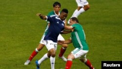 Le Camerounais Samuel Eto'o lors d'un match à Mexico, le 11 mai 2016.