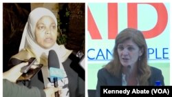 ሚኒስትር ሰላም ኢትዮጵያ ሙፈርያት ካሚልን ኣመሓዳሪት ኣህጉራዊ ምትሕግጋዝ መንግስቲ ኣመሪካ ሳማንታ ፓወር