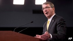 U.S. Defense Secretary Ash Carter says Turkey should step up border control to deter Islamic State militants. 