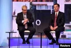 Boris Johnson and Jeremy Hunt