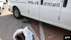 2024년 5월 26일 이스라엘 경찰이 수거한 하마스의 로켓 잔해