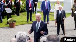 აშშ-ის პრეზიდენტი ჯო ბაიდენი დუბლინში, ირლანდია. 13 აპრილი, 2023 წ.