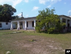 This Friday, March 20, 2015 photo shows the house that used to belong to U.S. citizen Daniel Smith in the Isle of Pines, Cuba. The property was confiscated by the new Cuban government after the revolution.