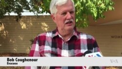 VOA's Michelle Quinn talks to evacuees of California wildfires