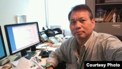 លោក ខេន គីវ តំណាង​នៃ​ក្រុម​យុវជន​នៅ​រដ្ឋធានី​វ៉ាស៊ីនតោន។ (រូបថត​ផ្តល់ឲ្យដោយ ខេន គីវ)