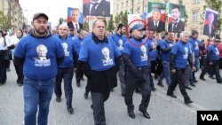 მუსლიმ ხუჩიევი რუსეთის პრეზიდენტის დაბადების დღეს გროზნოში, 07.10.2017