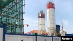 An outdoor view of the China-Sri Lanka Friendship National Nephrology Specialized Hospital in Polannaruwa, Sri Lanka, November 9, 2019. 
