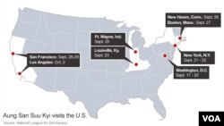 Aung San Suu Kyi's U.S. Visit