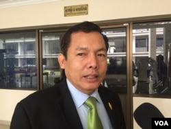 រូបឯកសារ៖ លោក​ អេង​ ឆៃអ៊ាង​ អនុប្រធាន​គណបក្ស​សង្គ្រោះ​ជាតិ​ (កាន់ វិច្ឆិកា/VOA)