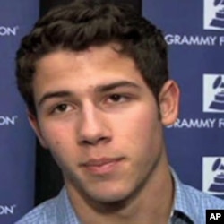 Nick Jonas, member of the Jonas Brothers band