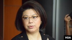 香港大律师公会主席谭允芝。（美国之音汤惠芸摄）