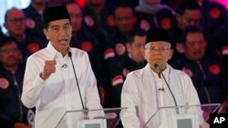 Calon Presiden nomor 01 Joko Widodo dan Cawapres Ma'ruf Amin (foto: dok).