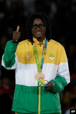 Ruth Gbagbi won a bronze medal for Ivory Coast at the Rio Olympics.