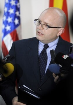 Vršilac dužnosti zamjenika državnog sekretara SAD zadužen za Evropu i Evroaziju Philip Reeker (Foto: AP/Boris Grdanoski)