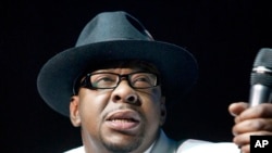 Singer Bobby Brown, former husband of the late Whitney Houston performs at Mohegan Sun Casino in Uncasville, Conn., Feb. 18, 2012.