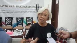 Orang tua korban semanggi I Bernardinus Realino Norma Irmawan (Wawan), Sumarsih. Foto: Sasmito