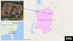 The Village at College Downs apartments, Charlotte, North Carolina