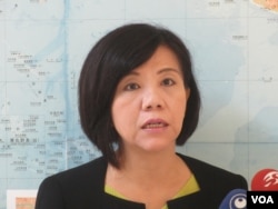 台湾在野党民进党立委叶宜津（美国之音张永泰拍摄 ）