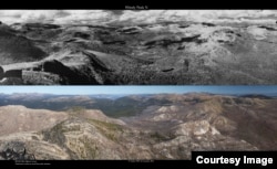 Windy Peak Comparison 1934 (top) and 2014 (bottom).