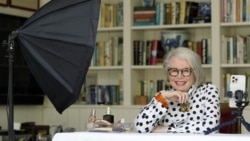 Senior influencer Sandra Sallin, 80, poses for a portrait at home, Friday, Aug. 20, 2021, in Los Angeles. Sallin is among a growing number of seniors making names for themselves on social media. (AP Photo/Chris Pizzello)