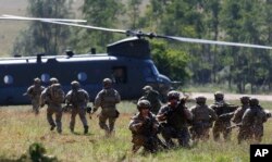 US Army Global Response Force exercise in Hohenfels, Germany, Aug. 26, 2015