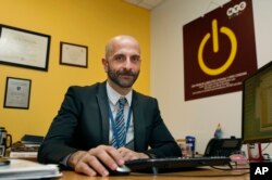 New York City Deputy Health Commissioner Demetre Daskalakis poses for a picture in his office in New York, on Wednesday, Dec. 20, 2017.