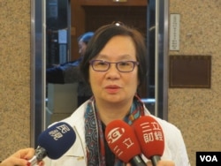 台湾执政党国民党立委罗淑蕾（美国之音张永泰拍摄）