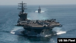미 해군의 니미츠 항공모함.