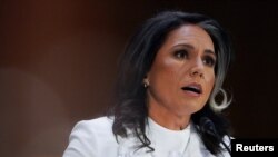 Тулси Габбард выступает на слушаниях в Комитете по разведке Сената, 30 января 2025 года