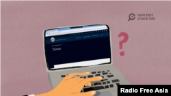 Graphics of RFA's Asia Fact Check Lab