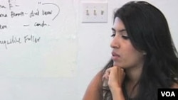 Leila Janah, pendiri dan CEO 'Samasource', salah satu organisasi yang menerima penghargaan dari Menlu AS Hillary Clinton.