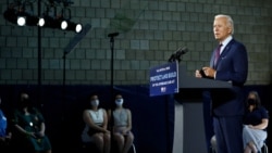 ჯო ბაიდენი წინასაარჩევნო შეხვედრაზე