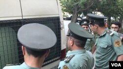 Həbsxana maşını (Arxiv foto. Mənbə: VOA)