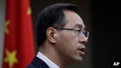 가오 펑 중국 상무부 대변인.