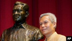 FILE - Sombath Somphone of Laos, pictured in 2005, went missing in Vientiane, the capital, on the night of Dec. 15, 2012. 