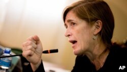 사만다 파워 유엔 주재 미국대사. (자료사진)