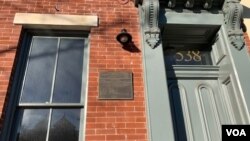 In 1922, Carter Woodson, purchased the red brick home for $8,000 in the Shaw neighborhood, known as the “Heart of Black Washington.” (Chris Simkins/VOA)