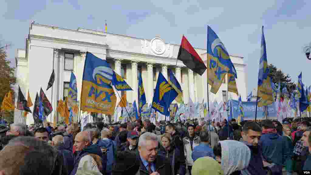 Kiyevda korrupsiyaga qarshi namoyish