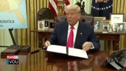 Trump Ranvwaye Tarif sou Pwodui ki Soti Meksik, Kanada pou yon Mwa 