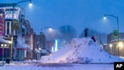 Snijeg u Oskalusi, u Ajovi (Foto: AP/Andrew Harnik)