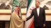 Iranian Foreign Minister Hossein Amir-Abdollahian meets with Saudi Arabia's Foreign Minister Prince Faisal bin Farhan Al Saud in Beijing, China, April 6, 2023. (West Asia News Agency/Handout via Reuters)