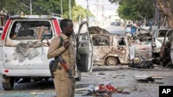 Sansanin wani O'tel da al-Shabab ta kaiwa hari a baya.