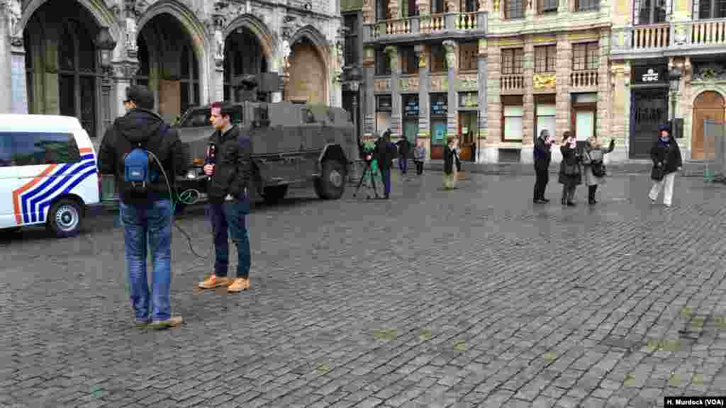 የቤልጅም ዋና ከተማ ብራስልስ በፀረ-ሽብር ከፍተኛ ወታደራዊ ጥበቃ ስር