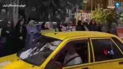 تجمع اعتراضی بازنشستگان مقابل ساختمان صندوق بازنشستگی کشوری در استان کرمانشاه