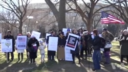 华盛顿特区移民游行在国家广场举行