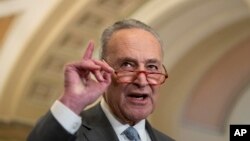 Chuck Schumer, le chef de file de la minorité démocrate au Sénat