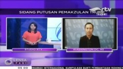VOA Live Report untuk RTV: Sidang Putusan Pemakzulan Trump