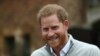 Le prince Harry s'exprime au château de Windsor en Angleterre le 6 mai 2019.